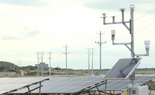 Nhà máy điện mặt trời Bàu Ngứ hoà lưới điện quốc gia