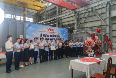 THIẾT BỊ ĐIỆN CẨM PHẢ - VEE MỪNG XUẤT KHẨU THÀNH CÔNG MÁY BIẾN ÁP SANG PHILIPPINES