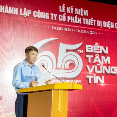 LỄ KỶ NIỆM 65 NĂM THÀNH LẬP CÔNG TY CỔ PHẨN THIẾT BỊ ĐIỆN CẨM PHẢ