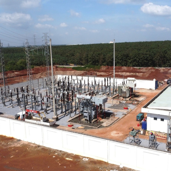 Đóng điện công trình điện 110kV phục vụ sân bay Long Thành