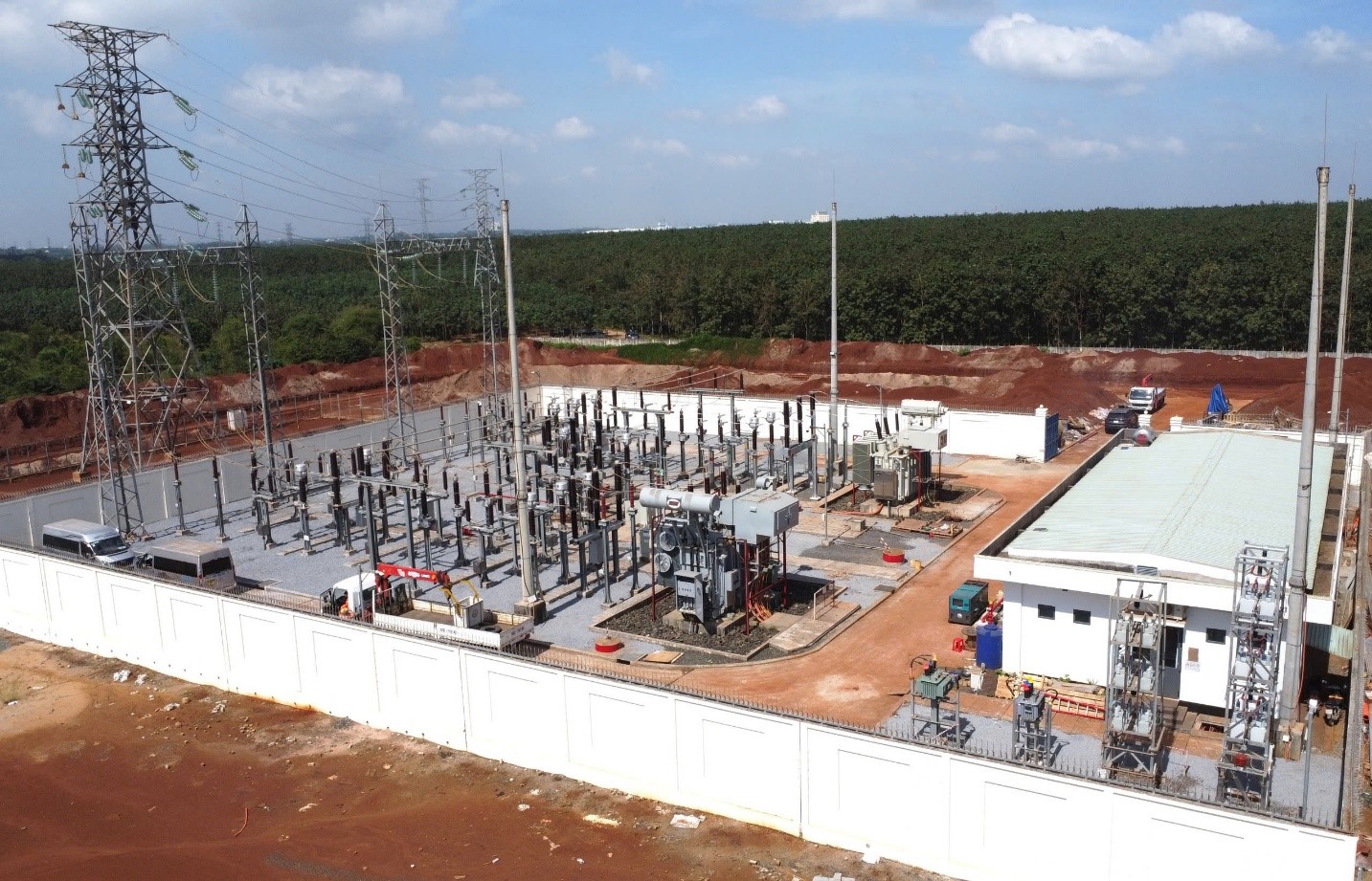 Dự án đóng điện công trình điện 110kV phục vụ sân bay Long Thành